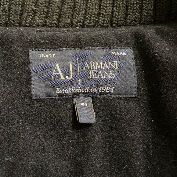 Mens Armani Jeans Bomber Jacket Size S4 - Picture 10 of 12